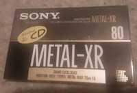 SONY METAL XR 80 -. dwie NOWE, w folii, kasety metalowe, 1990-92rok