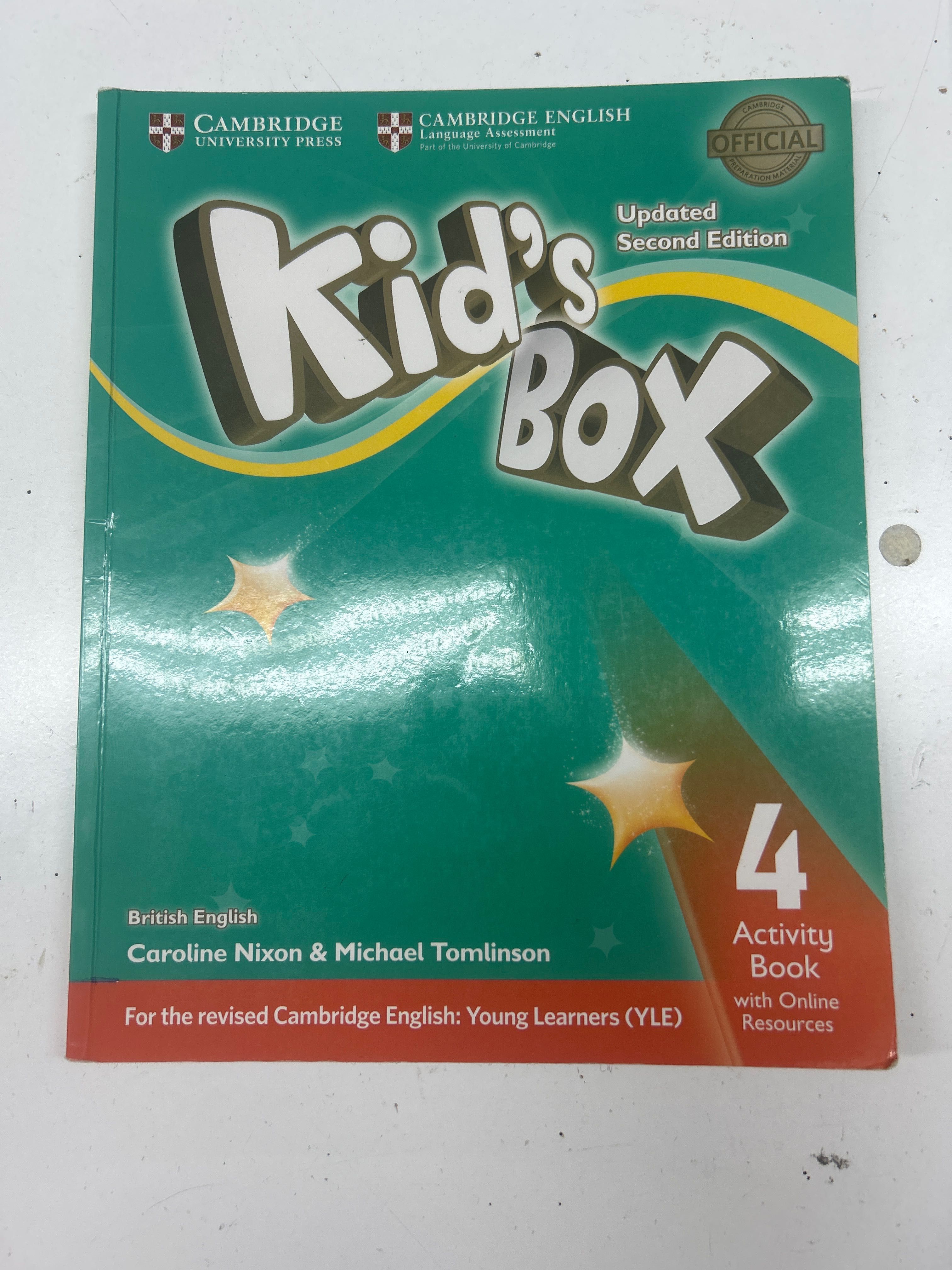 Livros Cambridge kid’s box 4