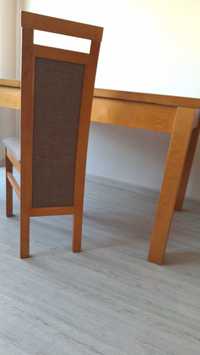 Stół + 6 krzeseł olcha w bardzo dobrym stanie