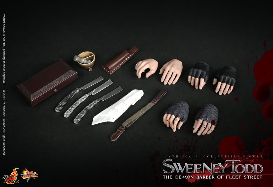 Фигурка 1/6 hot toys MMS 149 SWEENEY TODD Демон-парикмахер