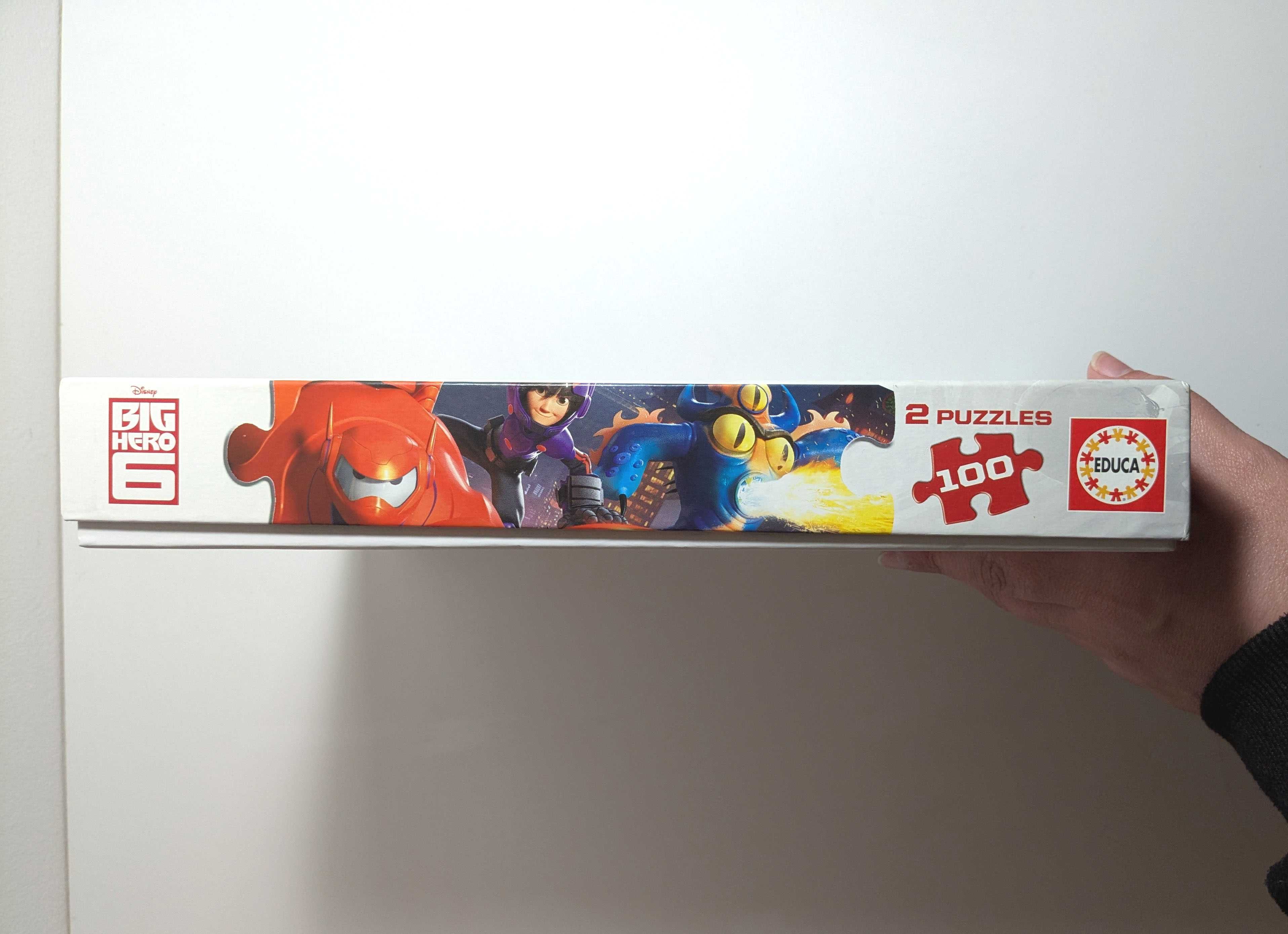 2 Puzzles Disney “Big Hero 6” (6-8 anos) NOVO