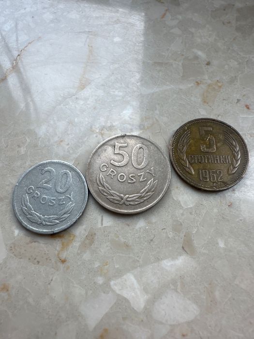 Monety 1961,1949,1962