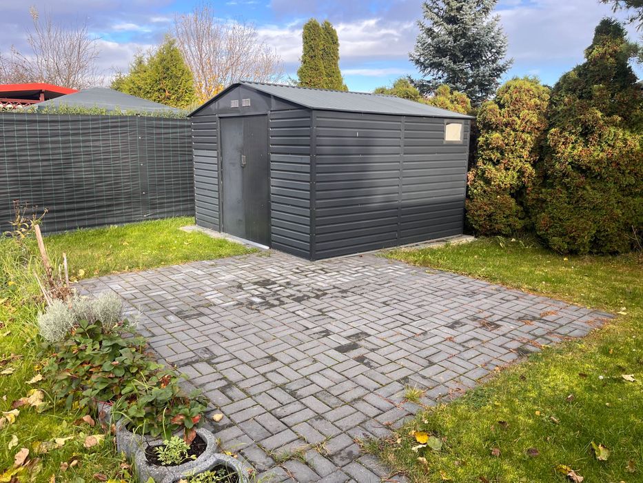 Działka ROD 500metrów Domek murowany Ocieplony Łazienka TV Basen FULL