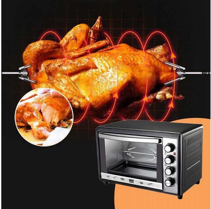 Polski PIEKARNIK 4w1 Elektryczny Termoobieg 230V Rożno Grill SUSZARKA