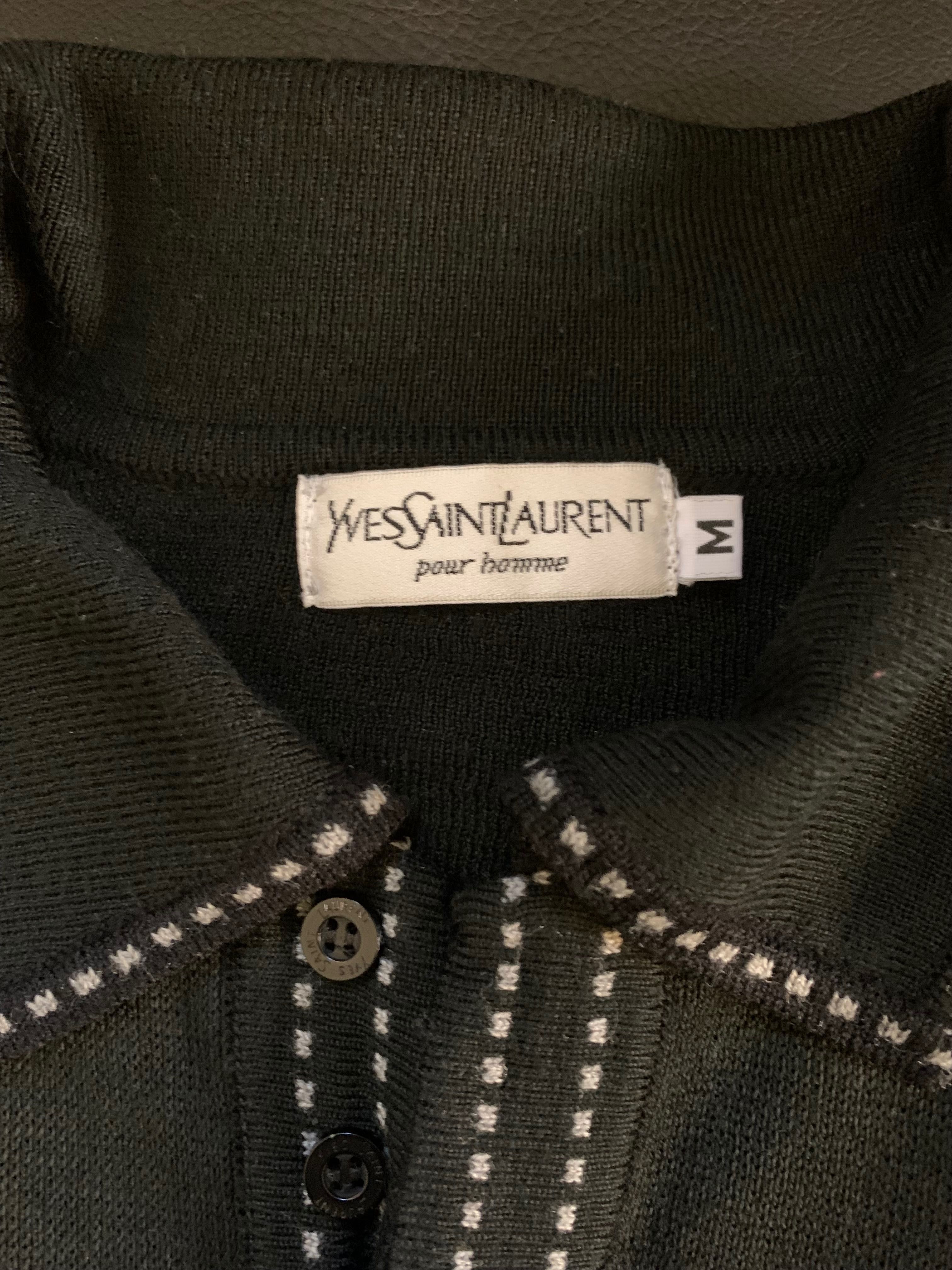 Yves Saint Laurent sweter czarny roz.m