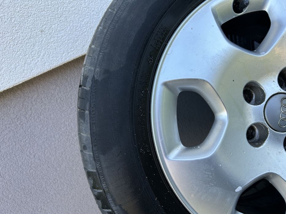 Alufelgi z oponami komplet 5 sztuk