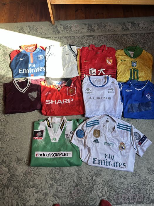 Sportowe koszulki piłkarskie football tshirts nike adidas puma kappa