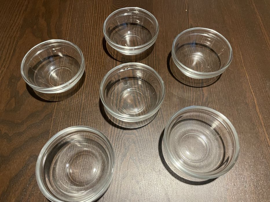 Conjunto 6 taças para molhos