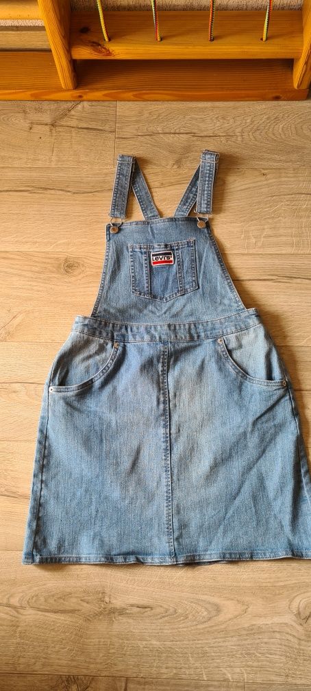 Сарафан джинсовый,  LEVI'S , 158-170 см , 12-15 років , бретелі регуль