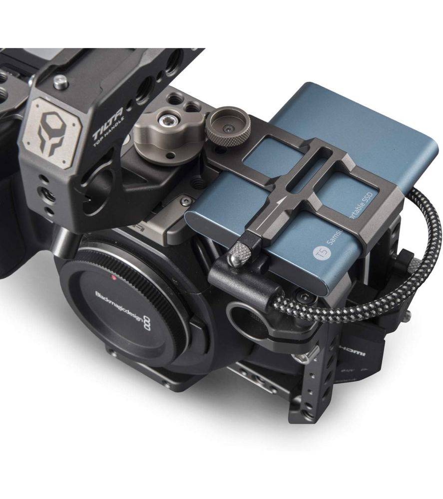 (Tilta Gray) Tilta TA-SSDH-T5 SSD Drive for BMPCC 4K Cage Blackmagic