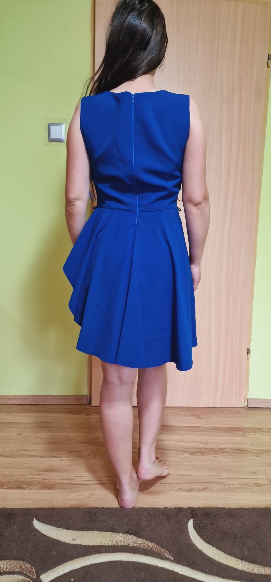 Nowa sukienka, ciemno niebieska, chrzest /komunia