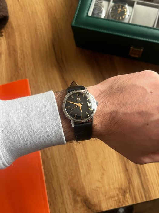 Tissot Visodate Seastar black - Idealny!