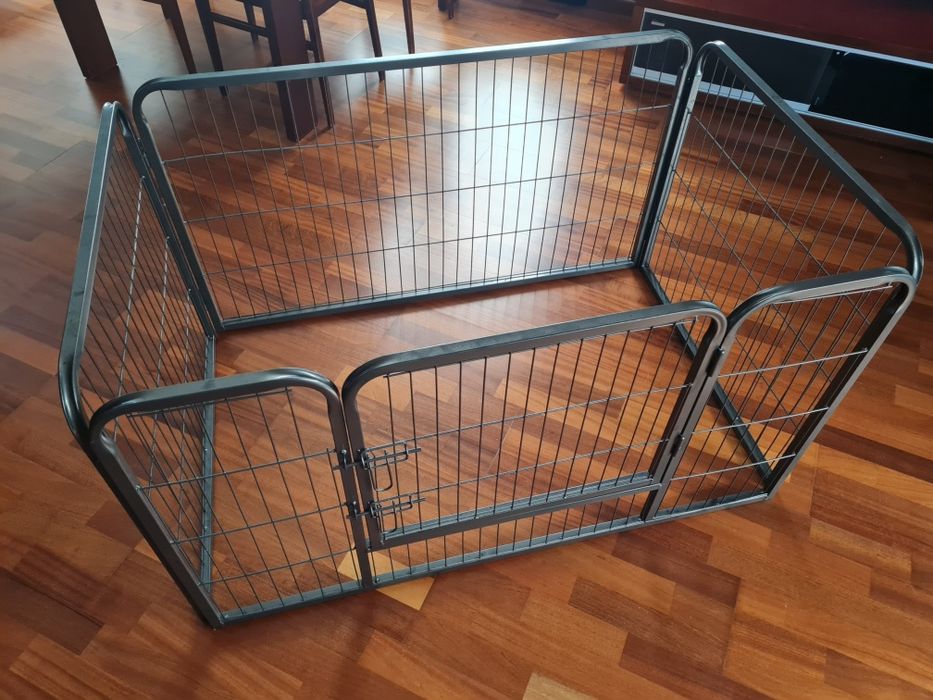 Metalowy solidny kojec dla psa