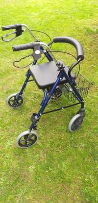 Wózek rehabilitacyjny - Podpórka czterokołowa