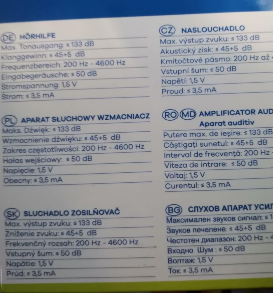 Niemiecki aparat słuchowy Weinberger