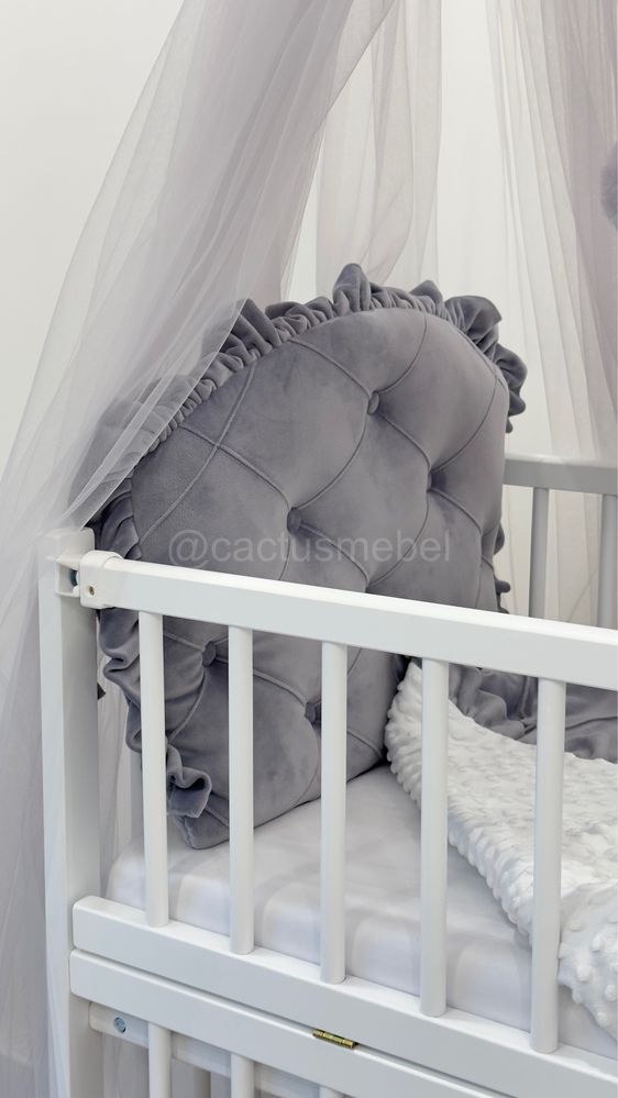 Детская кровать -люлька колыбель с маятником  «Мрия 4» в наличии Днепр