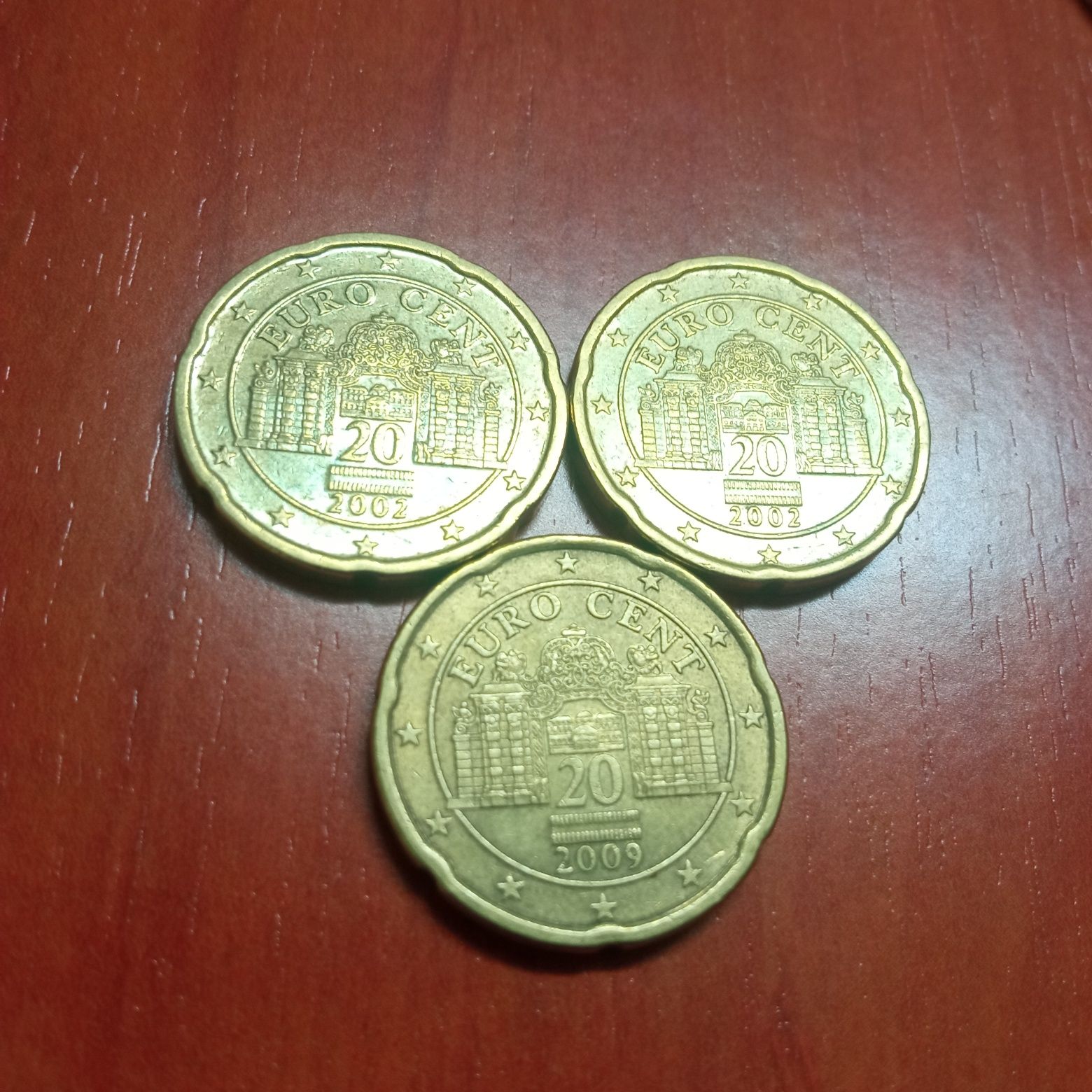20 cêntimos rara 2009,2002