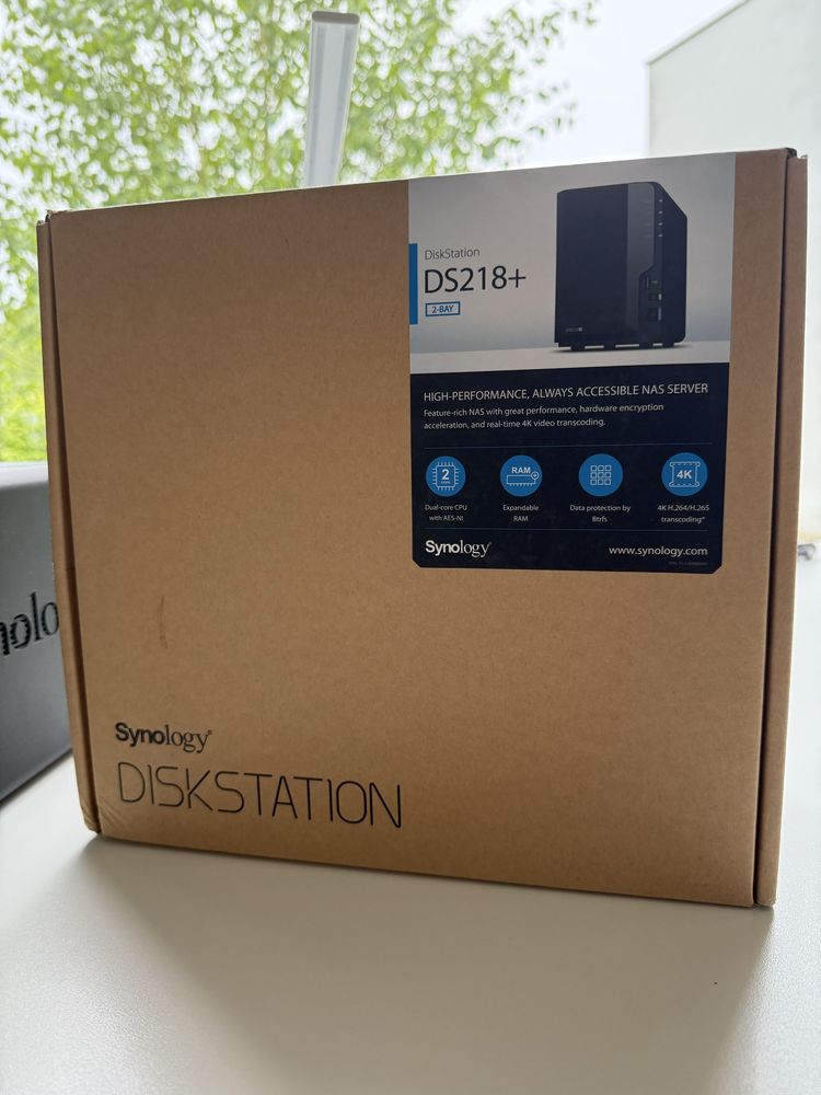NAS Synology DiskStation DS218+ 2 dyski 6TB
