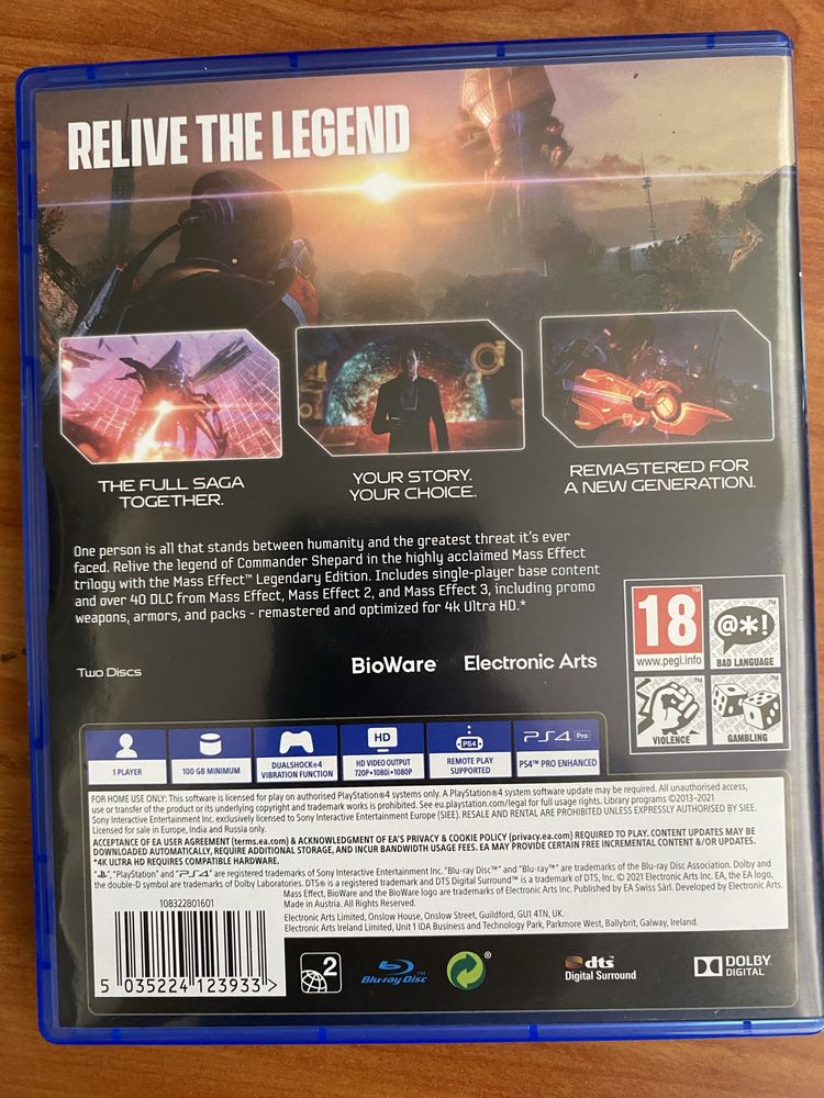 Mass effect legendary edition ps4