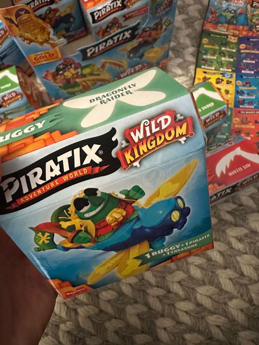 Piratix wild kingdom buggy 1 szt pojazd + figurka unikatowe zestawy