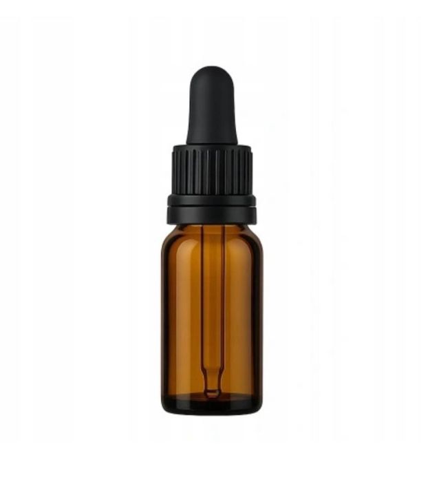 Butelka Szklana 10 ml z Pipetą Brązowa