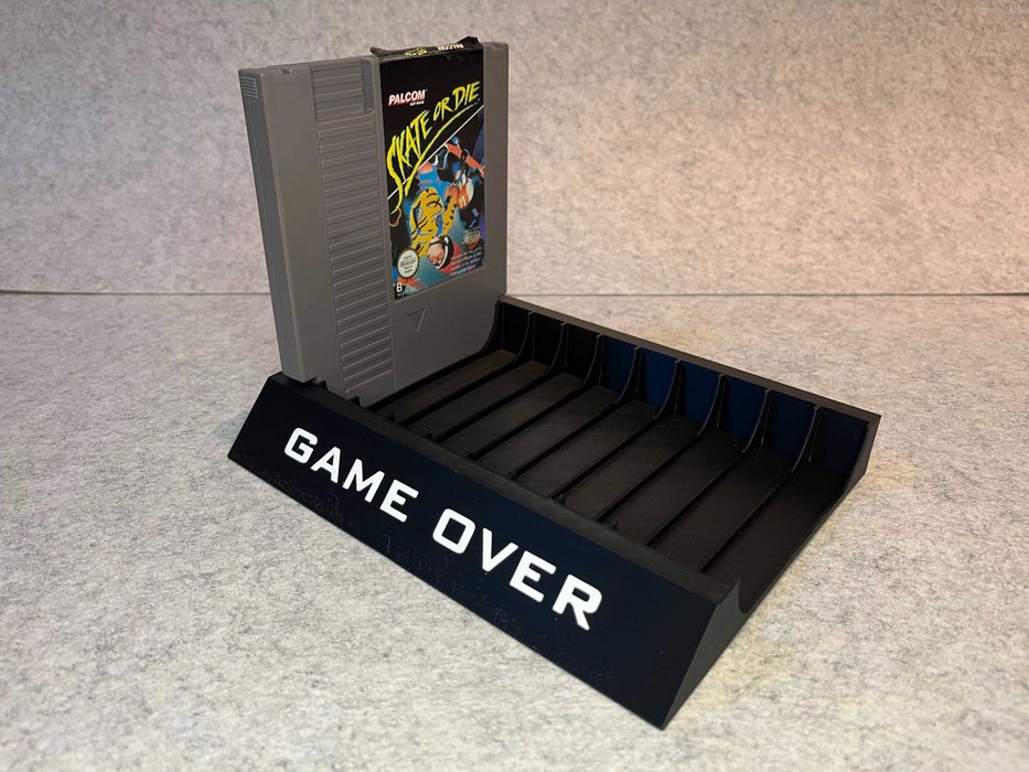 Stojak podstawka na 10 gier Nintendo NES