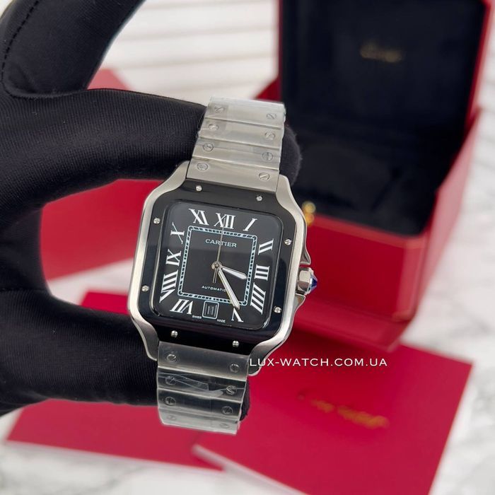 Часы мужские Картье Cartier Santos годинник