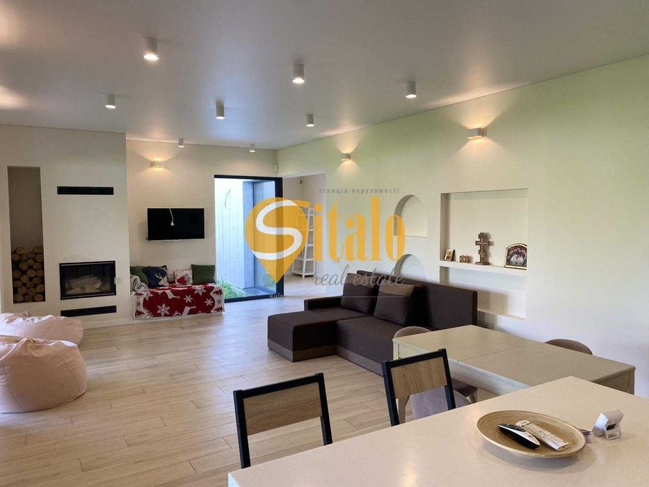 Новий будинок High-tech: ремонт, камін та тераса, Глеваха, 4кім, 22сот