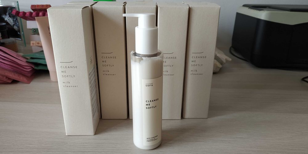 Leite de Limpeza Suave - Marca Sioris coreana. Produtos Selados