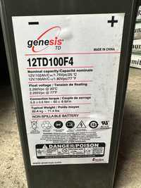 Akumulator AGM 12V 100Ah Genesis  żelowy