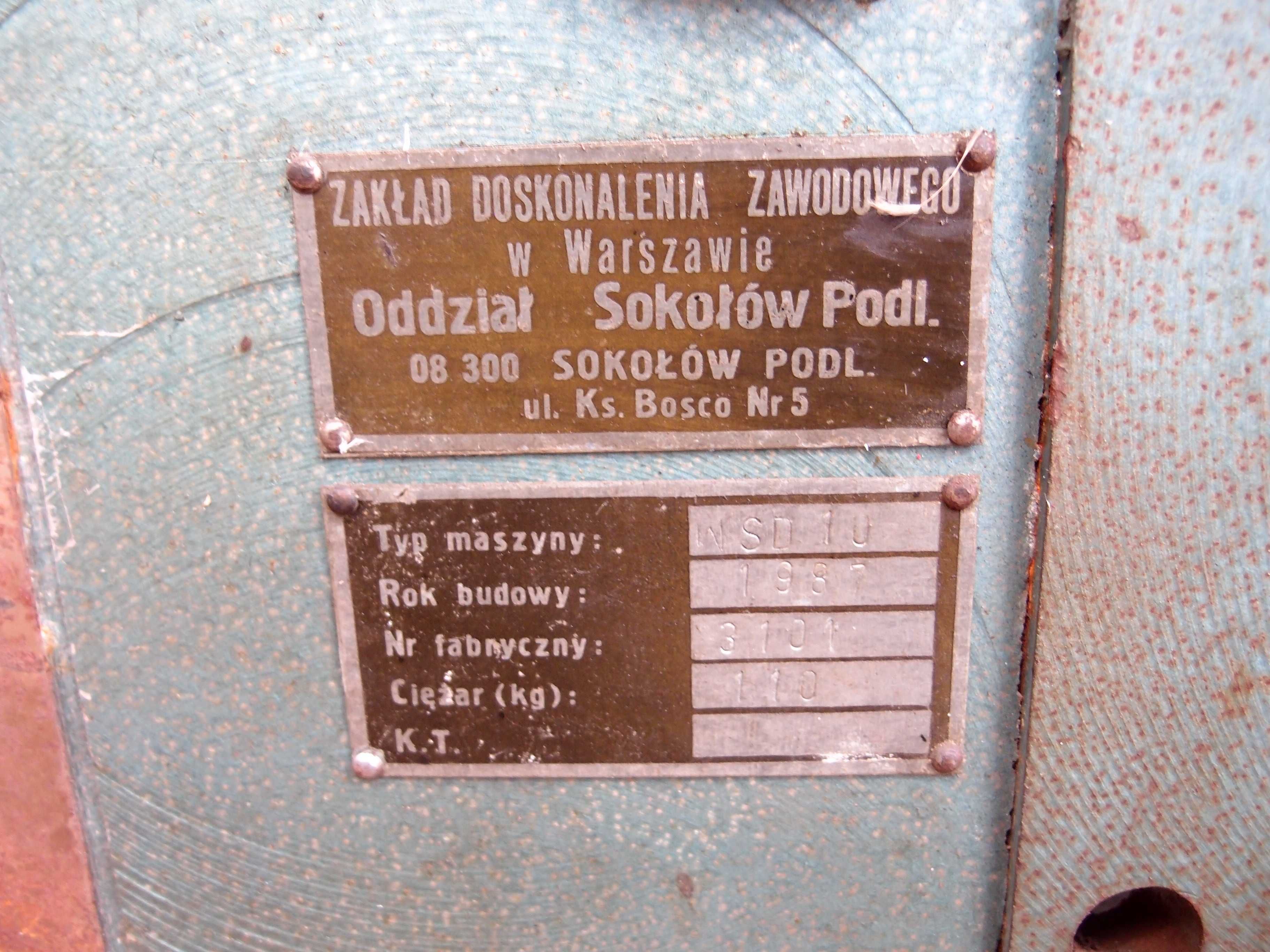 Wiertarka stołowa WSD 10