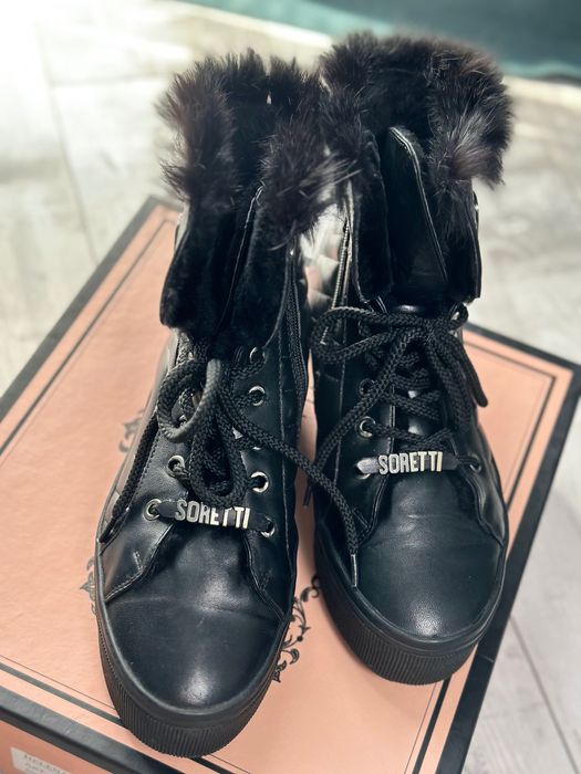 Зимові італійські чоботи Helena Soretti, 37 р