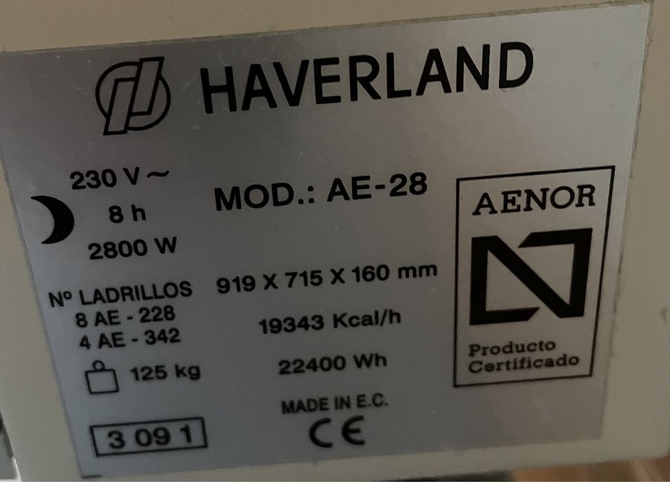 Aquecedor radiador acumulador de calor