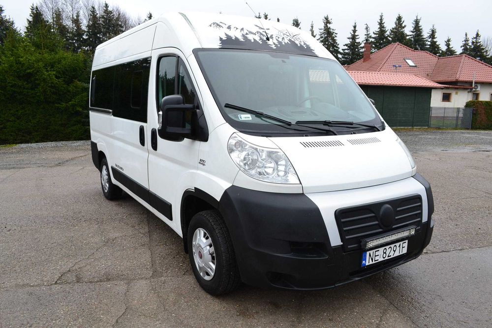 Fiat - Ducato 2.3 cm Diesel 9 cio osobowy klima, tempomat okazja !