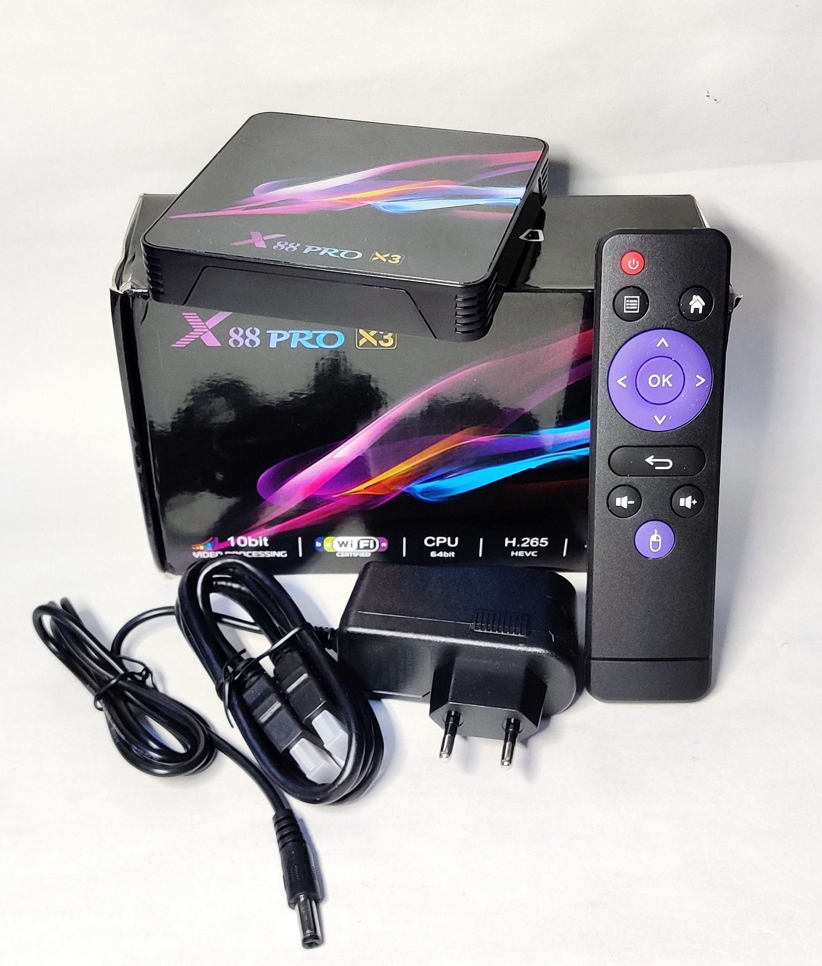 TV BOX X88pro X3 Amlogic S905X3 4/32Гб Vontar Ugoos Smart