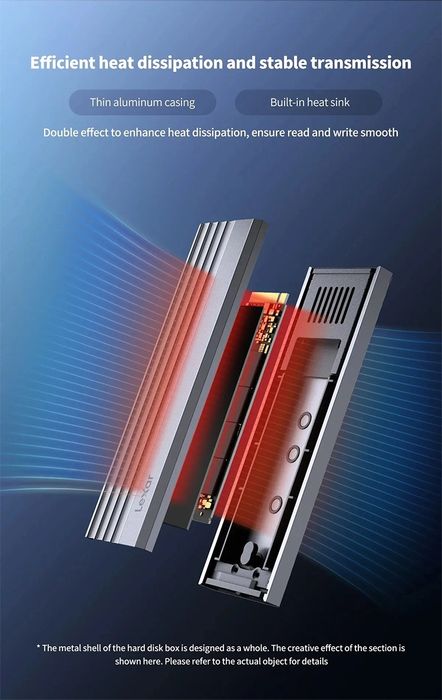 Карман SSD M.2 10Gbps Lexar