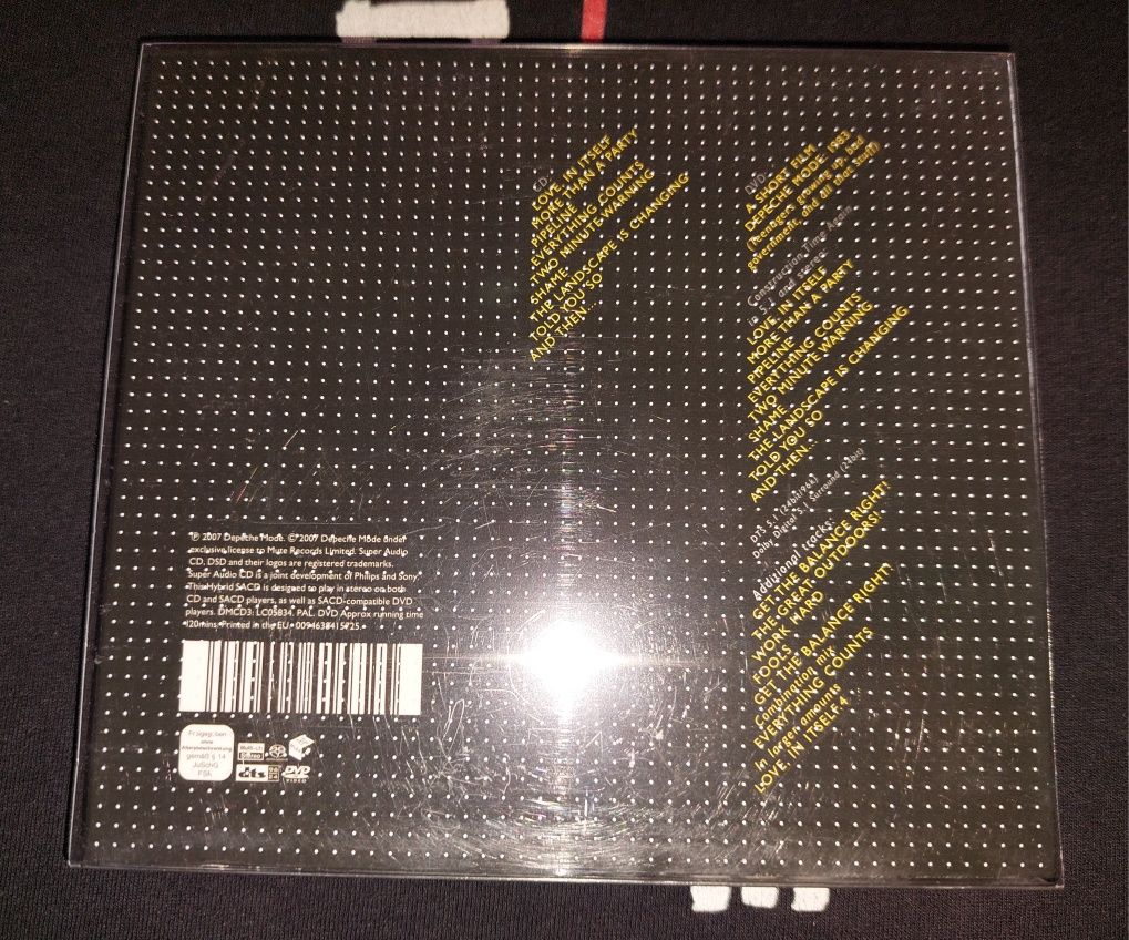 Depeche Mode Construction Time Again SACD Hybrid Multichannel, DVD '07