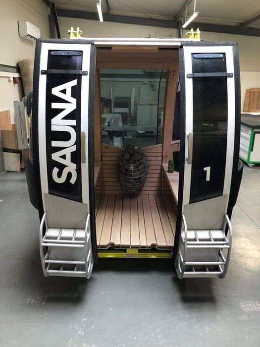 Sauna HIT rarytas fińska sucha ogrodowa z gondoli BALIA GRATIS