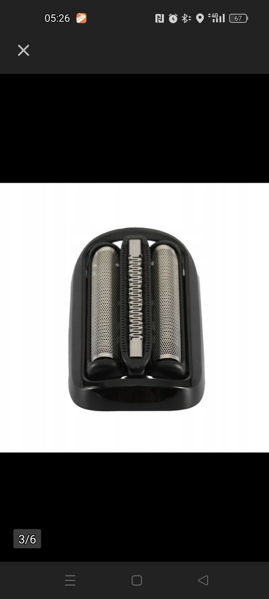 Głowica golarki Braun 53B Series 5-6 50-R1000S 50-B1300S Razor Blade