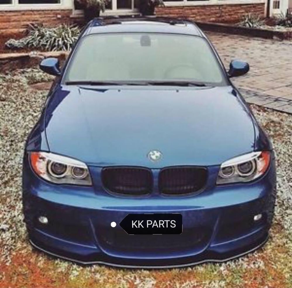 LIP SPOILER FRONTAL PALA ABA LÂMINA AVENTAL BMW SÉRIE 1 E81 E82 E87 E88  PACK M PERFORMANCE 1M M1 NOVO