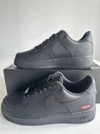 Nike Air Force 1 Supreme Black Size: 43