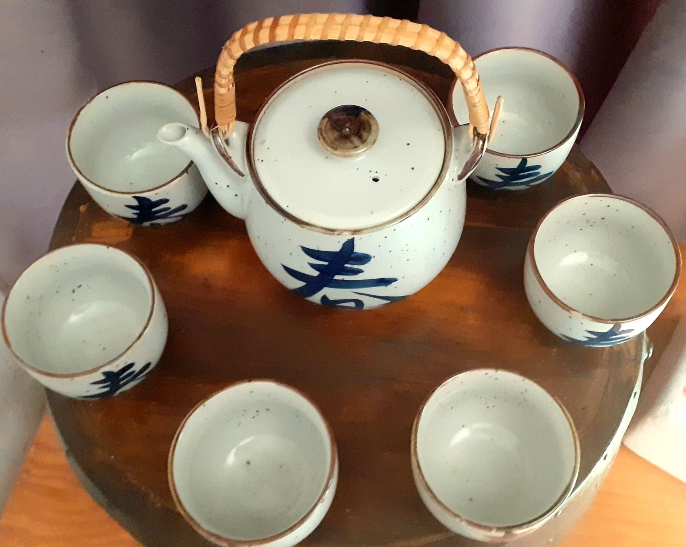 Conjunto Japonês Vintage Chá Sake Loiça ceramica coleção