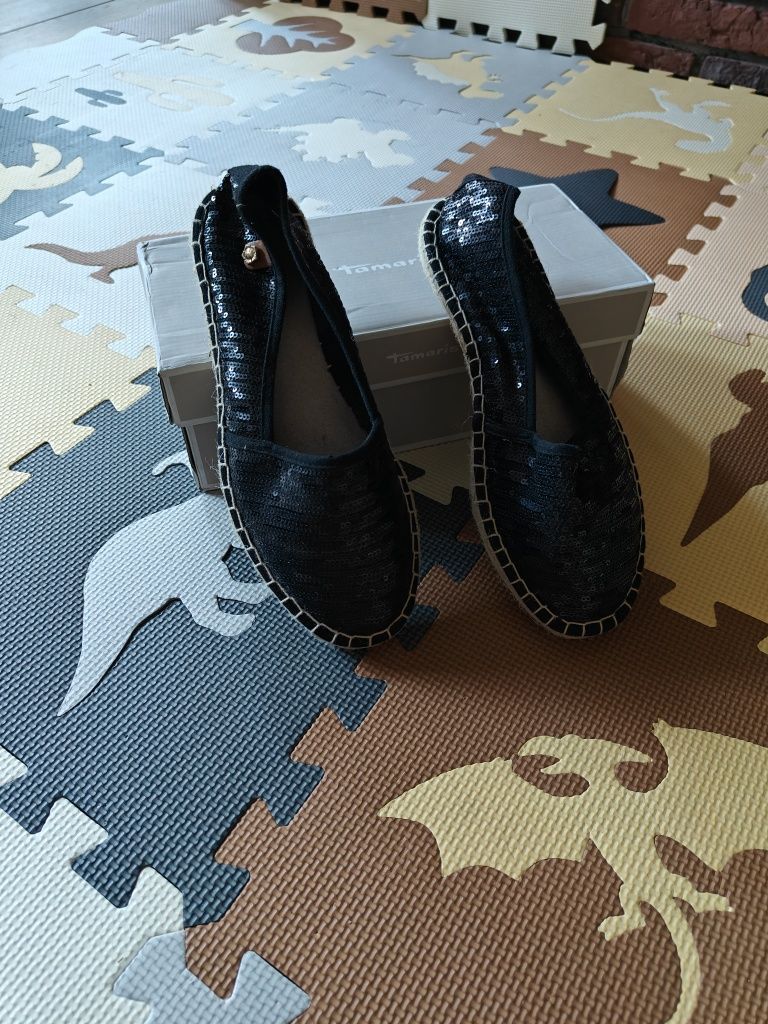 Cekinowe Espadryle Tamaris 40