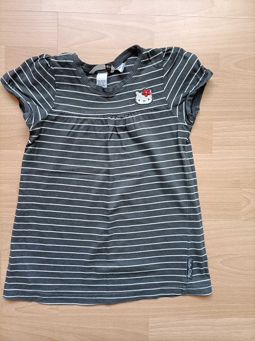 Tunika szara Hello Kitty H&M dla dziewczynki r. 116