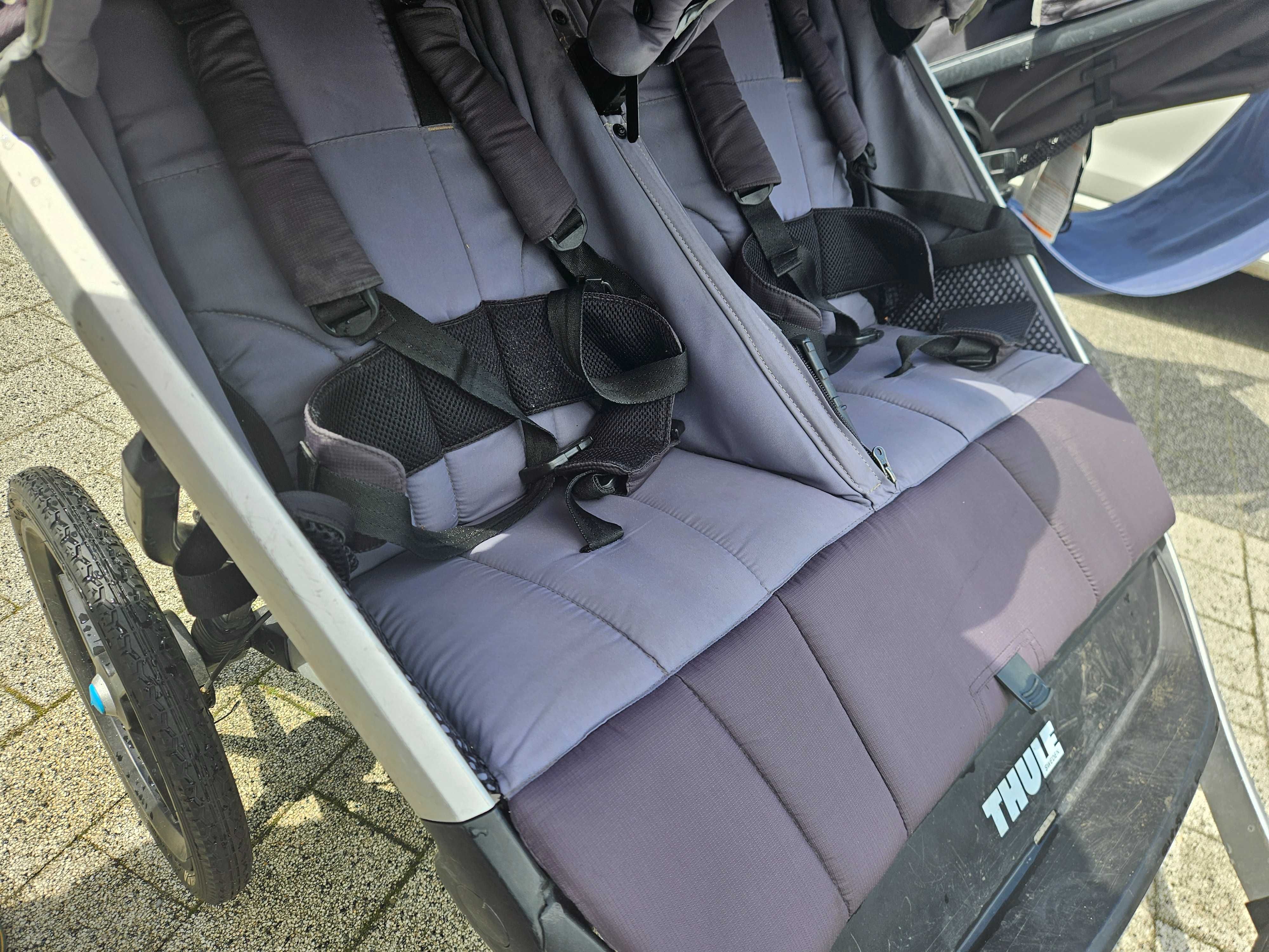 Wozek dzieciecy Thule Urban Glide 2 dwojka komplet gratis