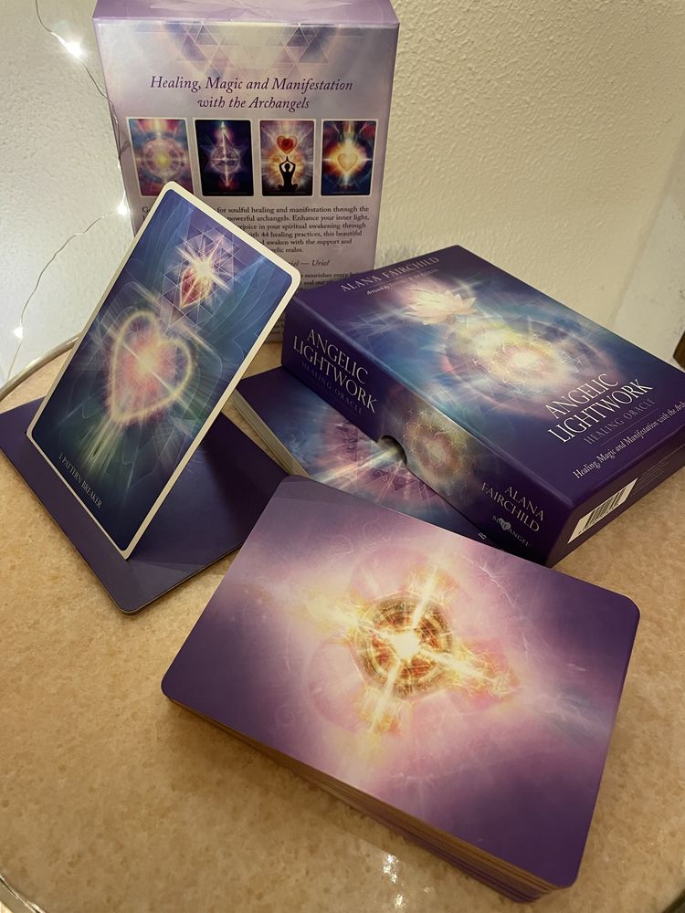 Cartas Oraculo Anjos Fairchild Angelic Lightwork Original Perfeito