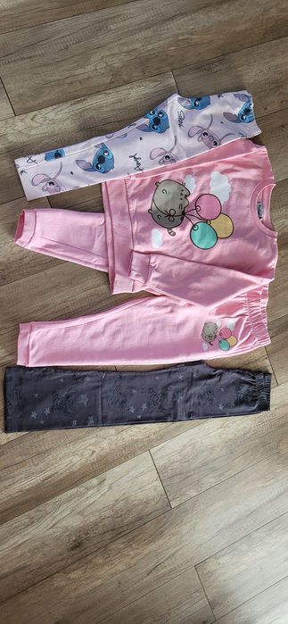 Zestaw ubrań dla dziewczynki rozm 134-140,Stich Pusheen