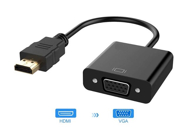 PC - Adaptador HDMI para VGA - NOVO