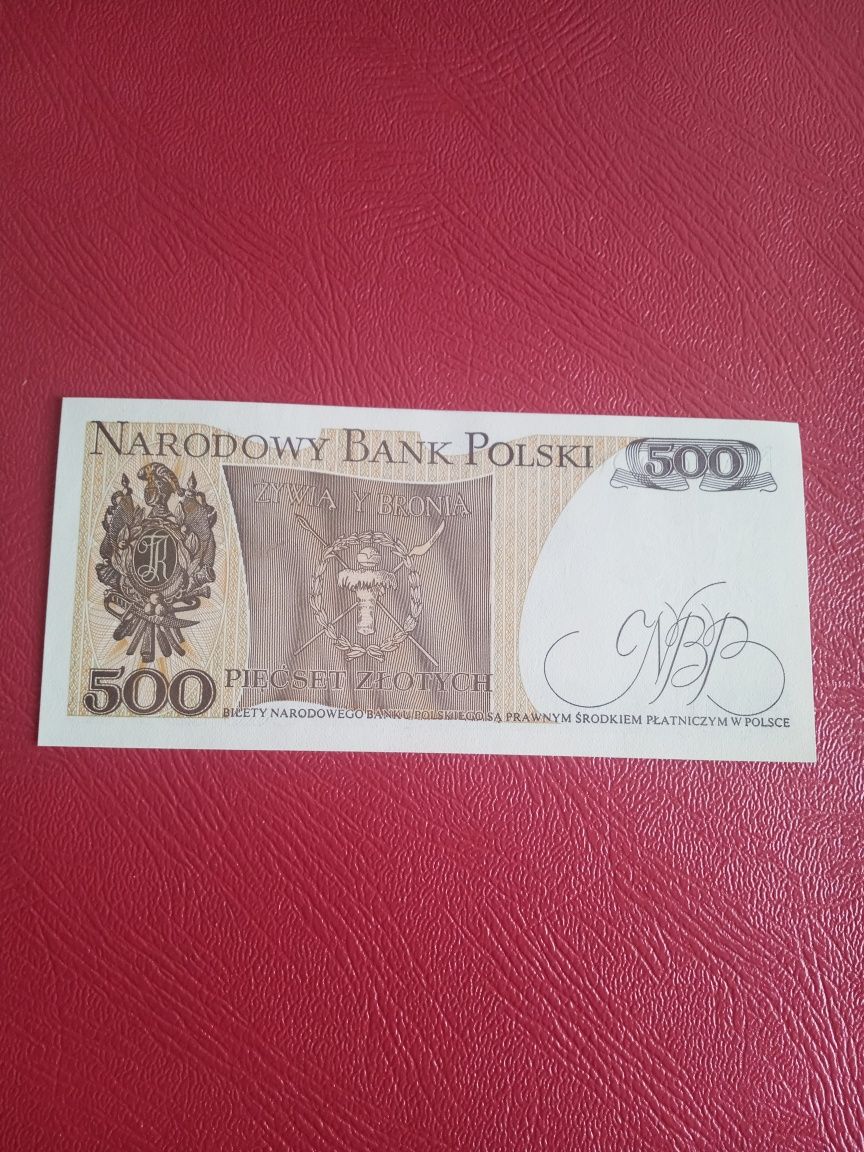 500 zł PRL banknot . Kościuszko