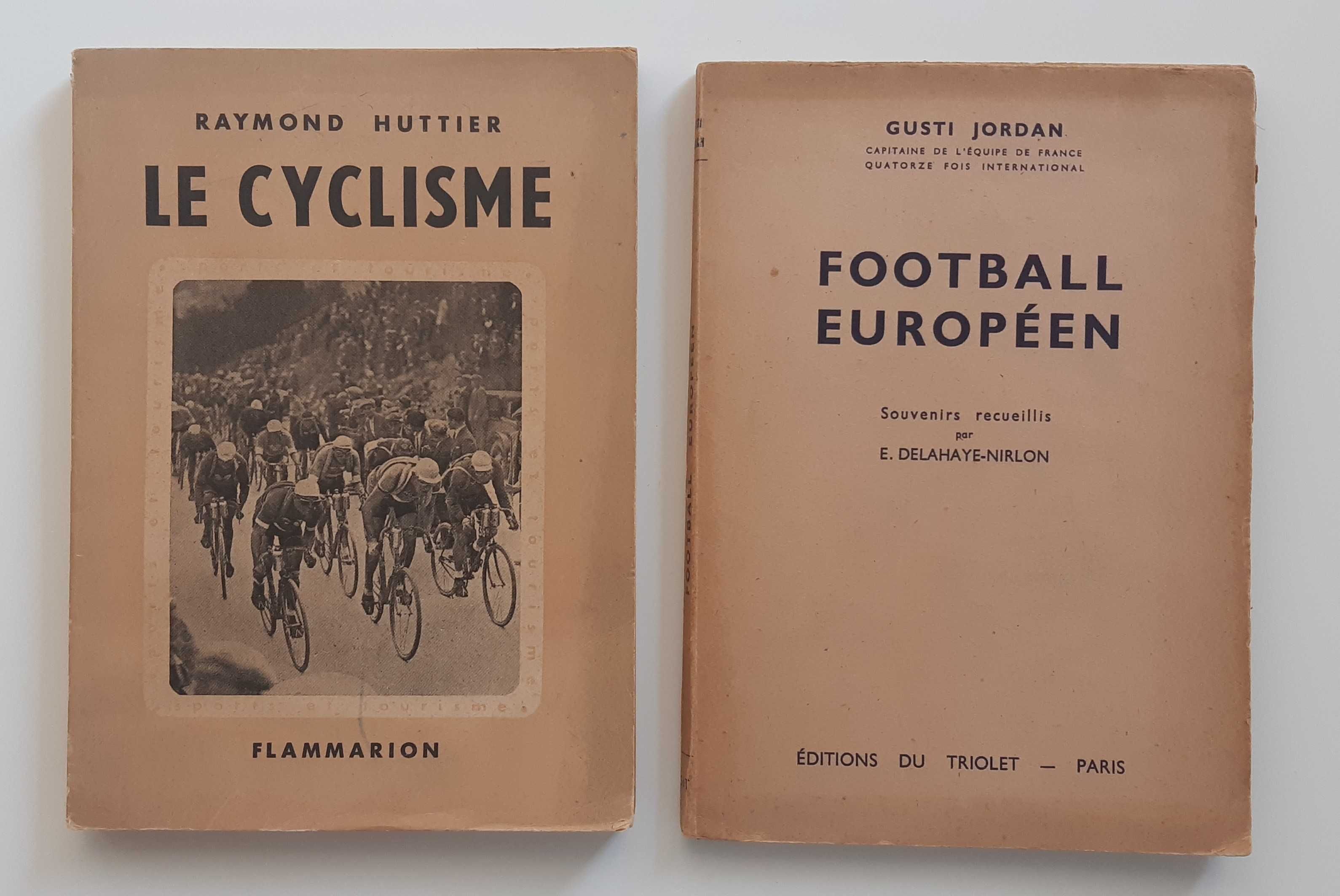 Livros Antigos de Desporto - Le Cyclisme e Football Europeen